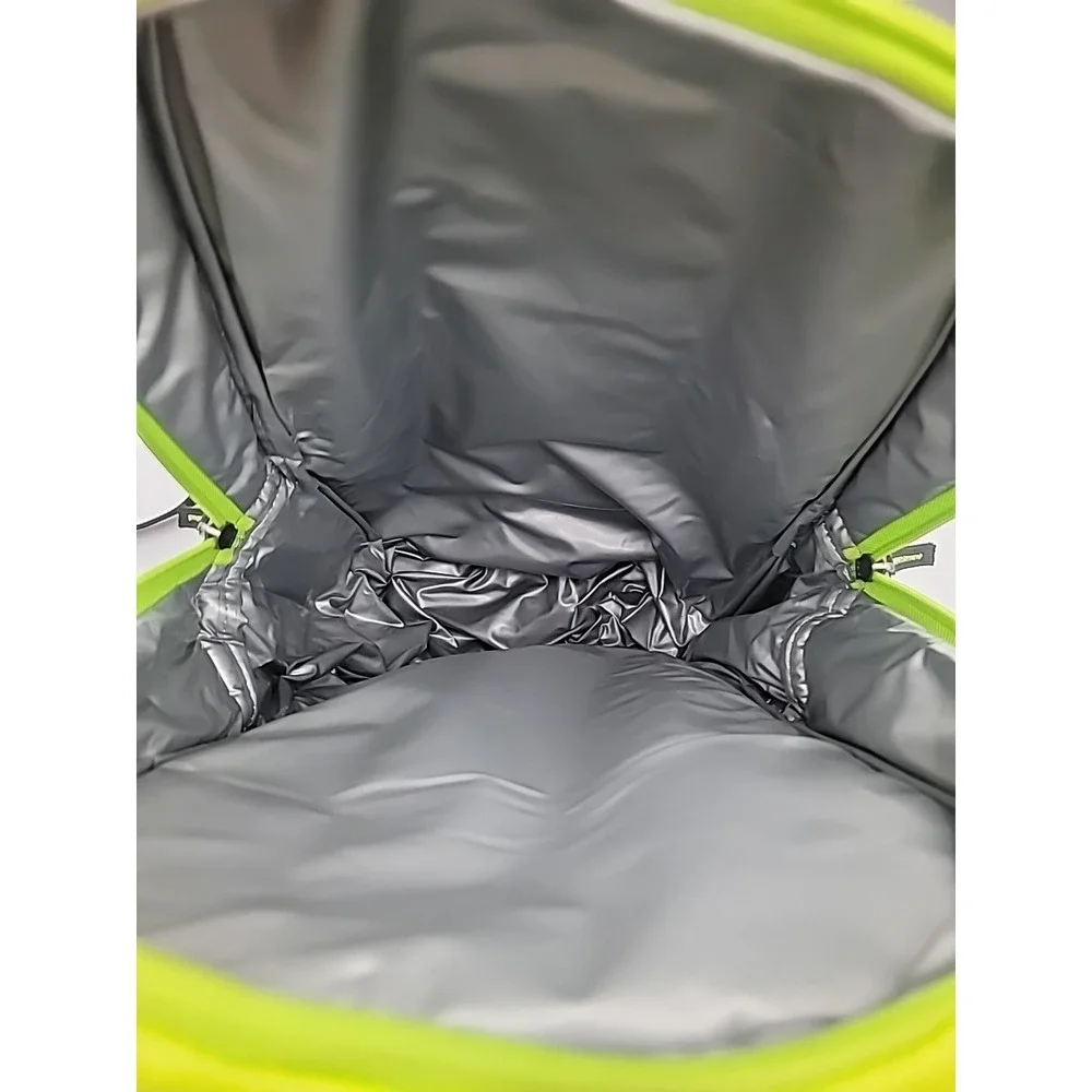 Piscifun Insulated Backpack Cooler Green Gray Pockets Camping Hiking Backpacking